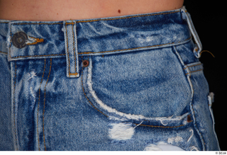 Vinna Reed blue jeans shorts casual dressed hips 0012.jpg